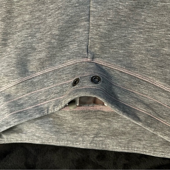 Athleta Gray Stretch Jogger Pants‎ with Ankle Zippers Women’s Medium - Picture 5 of 12